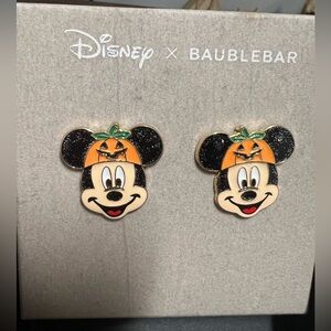 Mickey Mouse Halloween pumpkin custom earrings